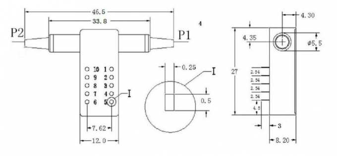dispositivo CON./DESC. mecánico opto de la fibra óptica de los interruptores ópticos 1x1 mini