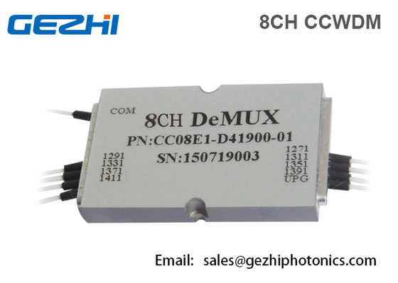 Módulo óptico compacto de Mini Small CWDM Mux Demux del canal del multiplexor 8