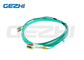 SC de fibra óptica modificado para requisitos particulares SM/MM/OM3 PVC/OFNR/LSZH UPC/APC del SC del cordón de remiendo de la longitud