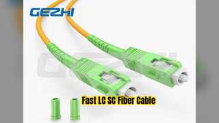 Cable de fibra LC SC dúplex monomodo