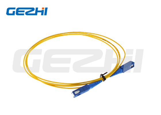 SC/UPC del cordón de remiendo de la fibra óptica del símplex LSZH al SC/UPC para LAN/CATV