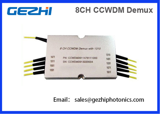 comprar Multiplexor grueso de la división de la longitud de onda del acuerdo de 8CH CWDM Mux Demux online manufacture