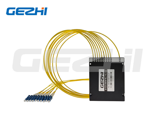 comprar WDM del canal 1310/1490/1550nm CATV PON del módulo DWDM MUX DEMUX 8 del ABS del soporte de estante online manufacture