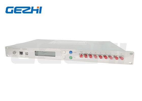 comprar Caja de distribución de fibra óptica FTTH 1x8 SC/UPC con tiempo de conmutación rápido y 3 años de garantía Fabricación en línea