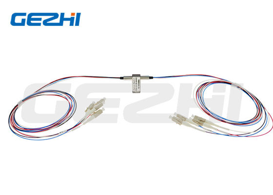 comprar Interruptor de desvío óptico mecánico para redes de fibra óptica con doble puerto 2x2 de voltaje de 5 V Fabricación en línea
