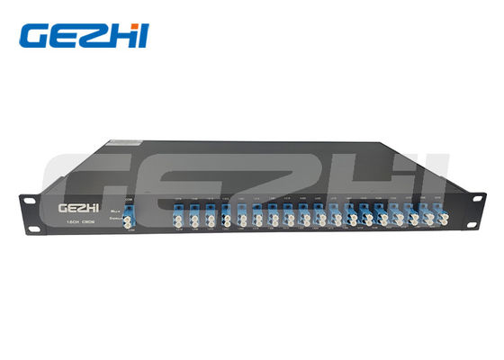 comprar Módulo Mux Demux CWDM de 18 canales con fibra dúplex en chasis de montaje de rack de 19 