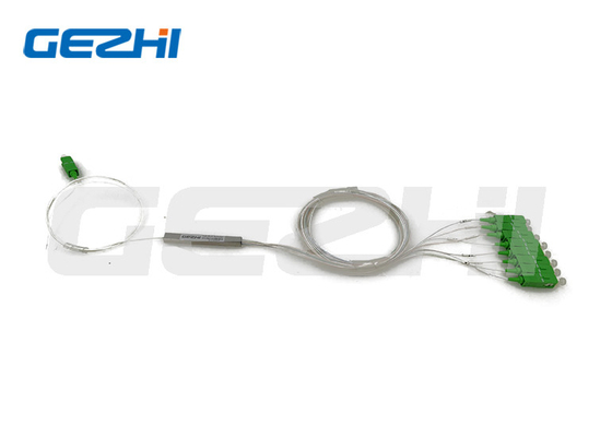 comprar tubo de acero inoxidable del divisor óptico del PLC de la fibra 1X8 con el conector del SC online manufacture