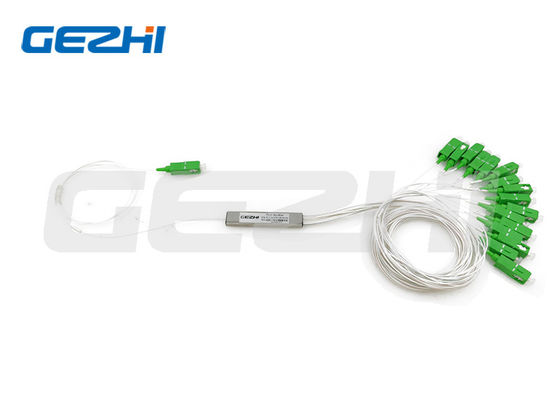 comprar Red FTTH de fibra óptica Mini PLC Splitter 1x16 Puerto con conector SC APC Fabricación en línea