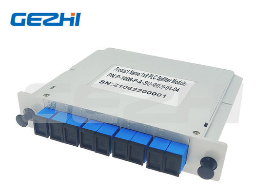 comprar Divisor PLC 1x8 personalizado con conectores SC UPC para redes GEPON Fabricación en línea