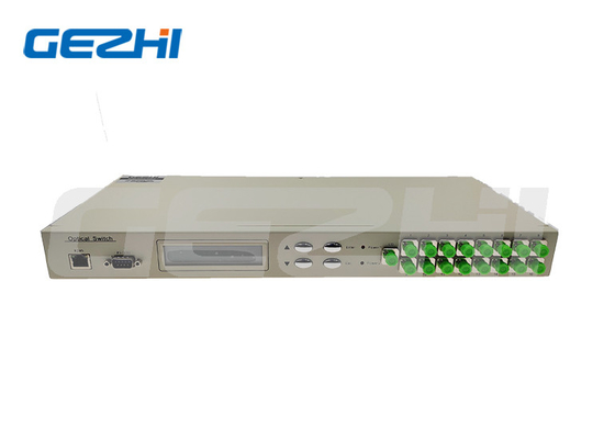 comprar Solo modo e interruptor óptico montado en rack con varios modos de funcionamiento 1X16 para las comunicaciones seguras online manufacture