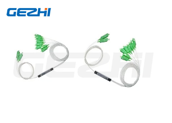 comprar 2X8 LC de un solo modo 0.9mm G657A1 Tipo de acero Fibra óptica PLC Splitter en FTTx online manufacture