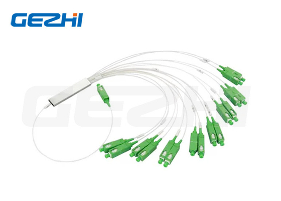 comprar 1x16 SC Conector verde con baja pérdida de inserción 0.9mm Mini Tube PLC Splitter online manufacture