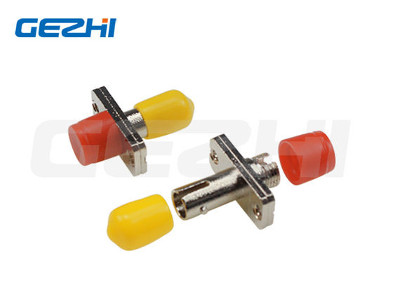 comprar Adaptador de fibra óptica de modo único SM de FC a ST Metal con baja pérdida de inserción ≤ 0,2 dB y construcción de aleación de zinc Fabricación en línea