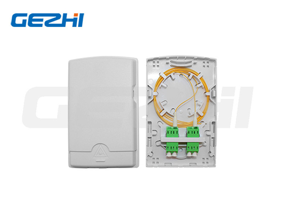 comprar Caja de terminación de fibra de pared SM / MM 2 núcleo para acceso Fttx y red de telecomunicaciones online manufacture