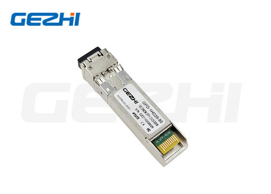 comprar Transceptor óptico 10G SFP+ con 80 km de distancia de transmisión, monitoreo de diagnóstico digital y velocidad de datos de 10 Gbps para redes Ethernet Fabricación en línea