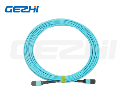 comprar Cable Gezhi MPO de 12 fibras tipo B Multimodo OM4 Cordón de parche de fibra online manufacture