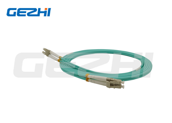 comprar 12 núcleos LC OM3/OM4 cable de parche MPO a MPO Módulo múltiple OM3 cable de fibra óptica online manufacture