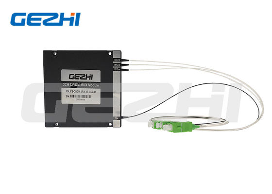 comprar Módulo óptico CWDM 3CH MUX DEMUX para red de base 5G con rango de longitud de onda de 1270-1610 nm Fabricación en línea