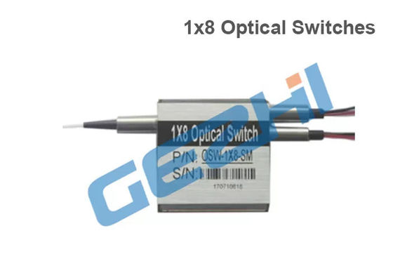 comprar FC APC Pigtailed trabó los interruptores ópticos de la fibra de 1x8T 1550nm online manufacture