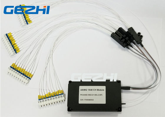 comprar módulo DWDM Mux Demux de 100GHz C60 1x40 CH AAWG online manufacture