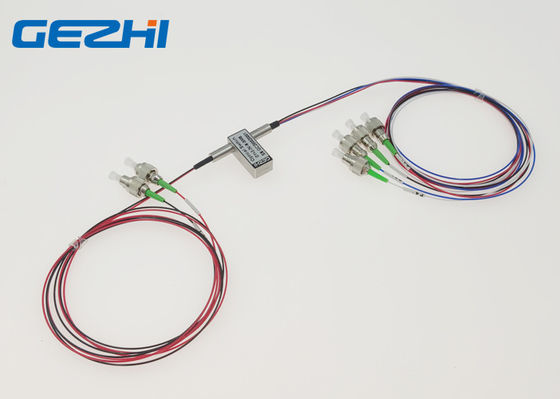 comprar 1550nm 1 el metro FC/APC se dobla los interruptores de la fibra óptica 2x4 online manufacture
