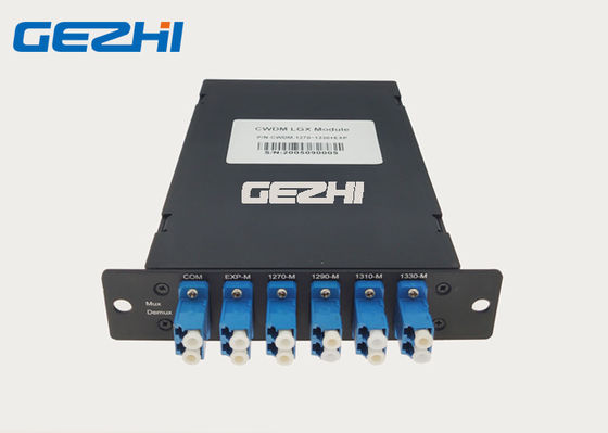 comprar Enchufe el multiplexor de la voz pasiva del canal CWDM del chasis 1x4 de LGX online manufacture