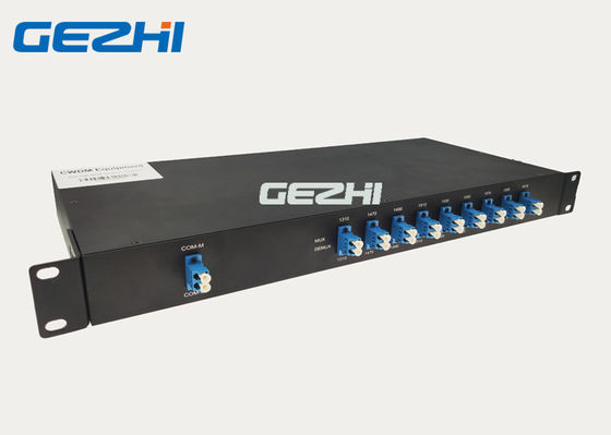 comprar 19 soporte de estante de la pulgada 1U 8CH 1310nm CWDM pasivo Mux Demux online manufacture