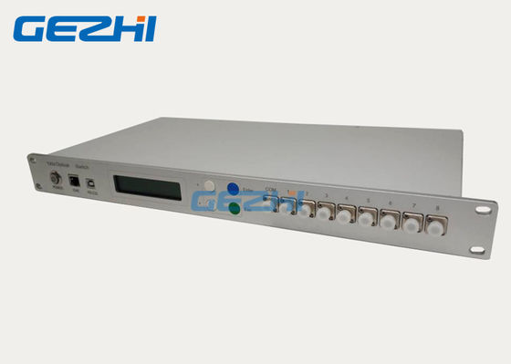 comprar Equipo bajo del interruptor óptico del estante 1650nm 1X8 de la pérdida de inserción online manufacture