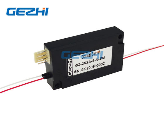 comprar módulo de interruptor óptico mecánico de la barra cruzada de 1650nm 500mW 2x2 online manufacture