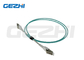 Fibra óptica a dos caras Jumper Cables Dual LC al cable del remiendo de la fibra del LC para CATV de fibra óptica