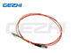 Cordón de remiendo a una cara unimodal de la fibra óptica LSZH LC al cable del remiendo de la fibra de FC