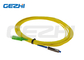 Simplex MU a la serie del cable del remiendo del cordón de remiendo de la fibra del conector del SC para la red de datos