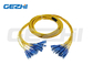 Tipo fibra Patchcord óptico del SC del cable del conector de la fibra óptica para el sistema de comunicaciones