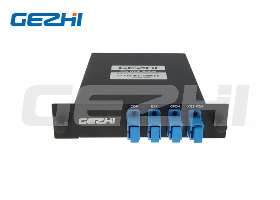 Casete del multiplexor del WDM del filtro de WDM1R GPON 1310/1490 XGS-PON 1270/1577nm