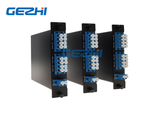 Fibra a dos caras aislamiento bajo de IL de los módulos de la fibra óptica de 8CH CWDM del alto
