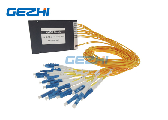 1x16 módulo óptico 1310 del transporte CWDM - caja del ABS de la longitud de onda 1610nm