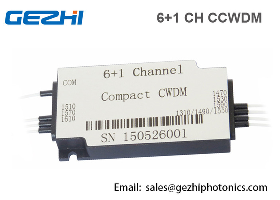 Acuerdo CWDM 6 + módulo óptico del multiplexor de la fibra de 1CH CWDM Mux Demux