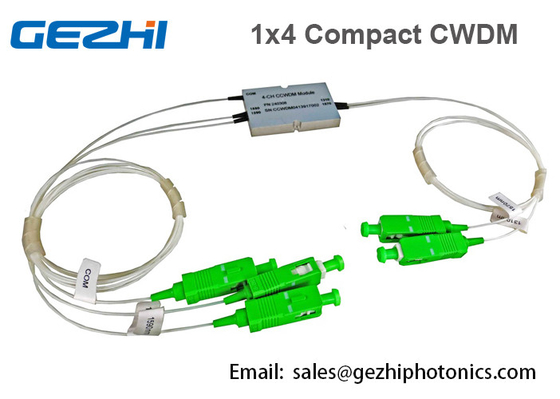 módulo óptico del acuerdo CWDM Mux Demux de 1x4 CH para la red óptica pasiva