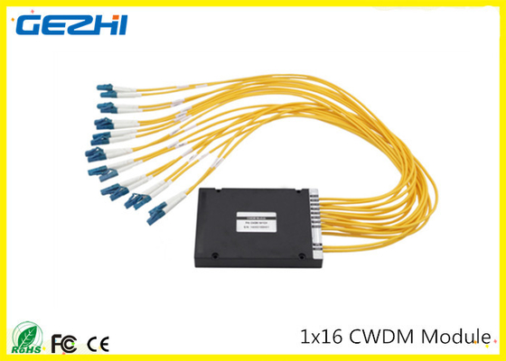 módulo 1260 de 1x16CH CWDM Mux Demux - longitudes de onda múltiples del conector de 1620nm LC