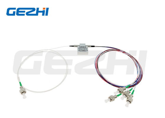 1x4T 1310nm Interruptor Óptico de Fibra con Tiempo de Conmutación Rápido y Control Latching o Non-Latching
