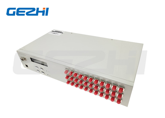 RJ45 Ethernet Gestión remota 1x32 puertos 100M conmutadores de fibra óptica baja pérdida de inserción