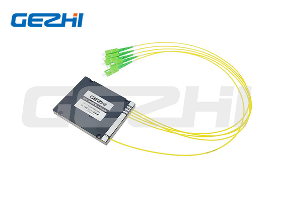 Módulo del casete de la fibra CWDM MUX de 4CH 1270~1610nm con el adaptador del LC UPC