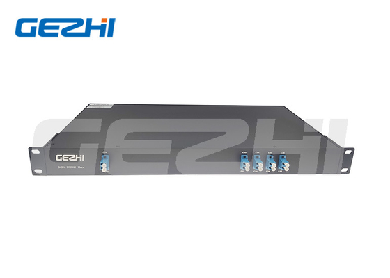 El tipo montado en rack de inserción de la pérdida 8 del canal 100Ghz DWDM del mux del patchpanle bajo del equipo 1U filtra el multiplexor