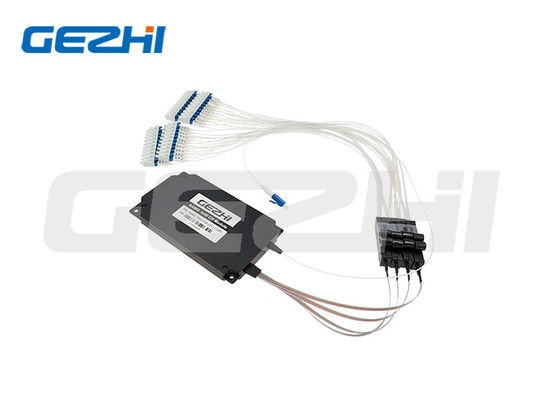 Redes DWDM de larga distancia Alta estabilidad 1x48 canal 100GHz AWG atérmico DWDM Mux módulo Demux tipo plano o gaussiano