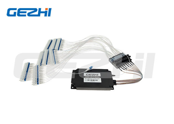1x Módulo DWDM AAWG de 96 canales y 50 GHz con caja metálica para redes de larga distancia