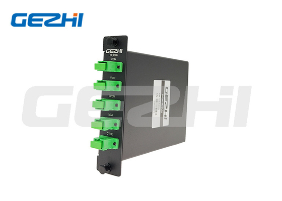 Baja pérdida de inserción Filtro WDM GPON 1310/1490 XGS-PON 1270/1577 Video 1550 OTDR 1625nm WDM filtro wdm1r Módulo