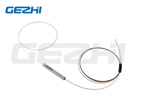divisor óptico del PLC de la fibra óptica 1x4 del PLC del tubo de acero desnudo del divisor ningún conector