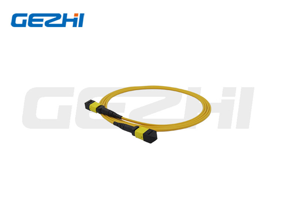 FTTX MTP MPO Trunk Multimode Fiber Patch Cable 12 - 144 núcleos OS2