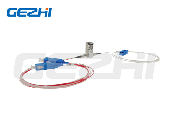 1X2 con de No-enganche óptico mecánico/sin del interruptor 1310/1550nm SM 5V los 0.5m el conector