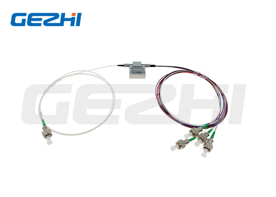 Interruptor óptico mecánico de la fibra óptica 1x4T con el conector del ST del SC FC LC